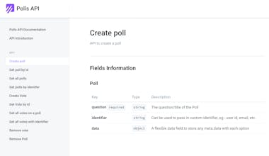 Polls API gallery image