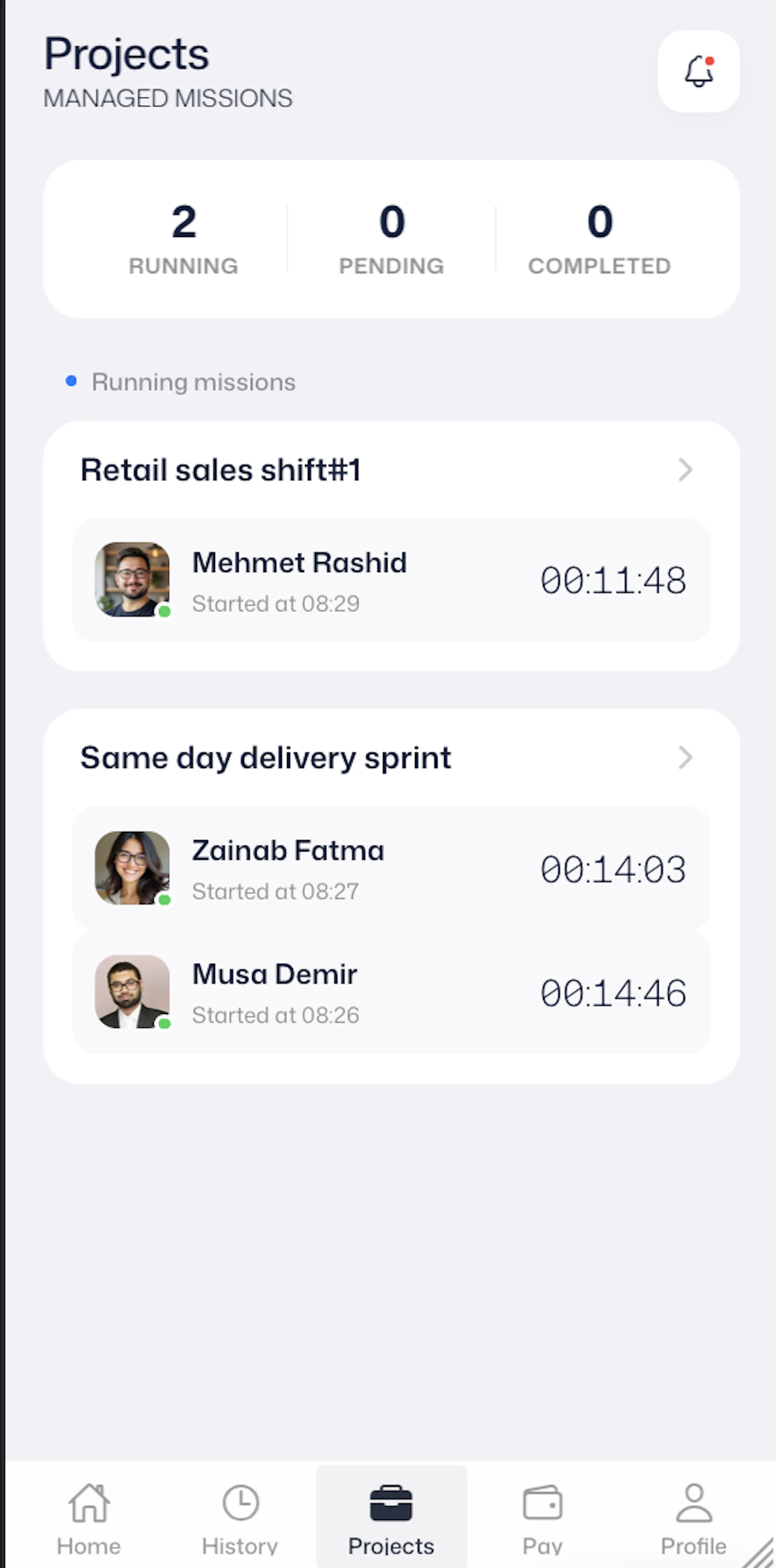Coup de Main - Work Tracker screenshot 3