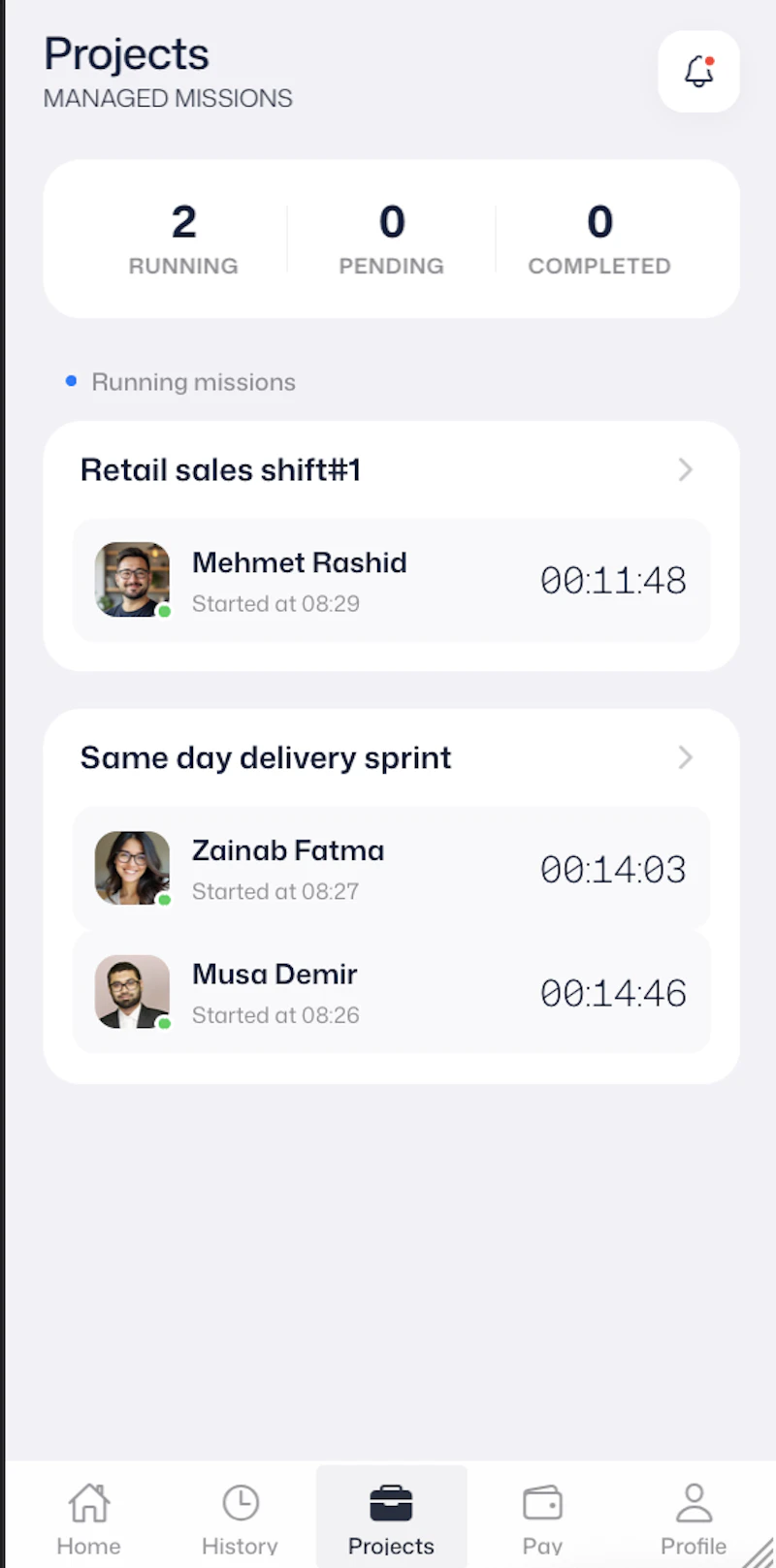 Coup de Main - Work Tracker screenshot 3