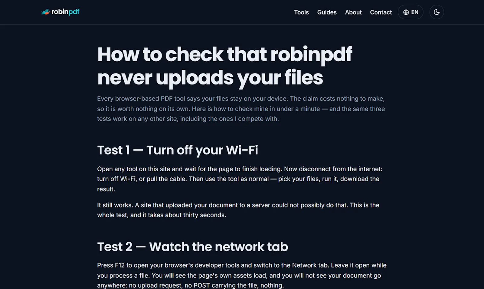 Robinpdf screenshot 5