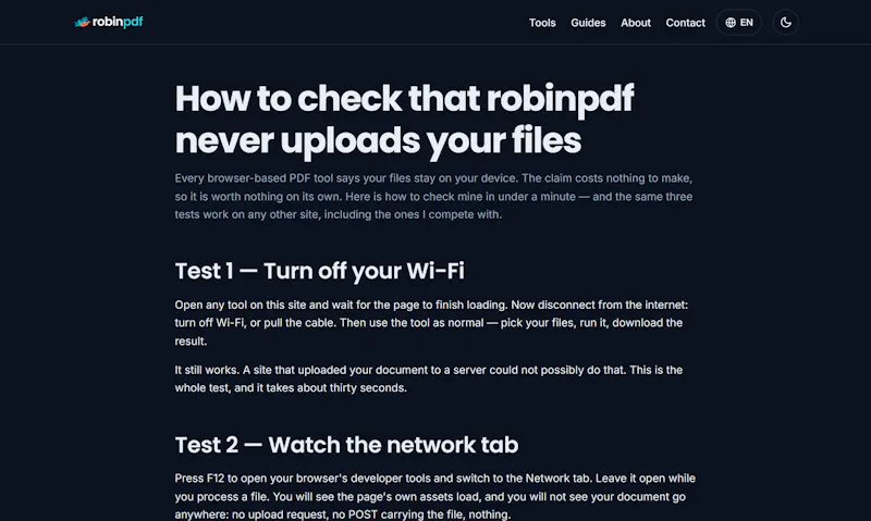 Robinpdf screenshot 5
