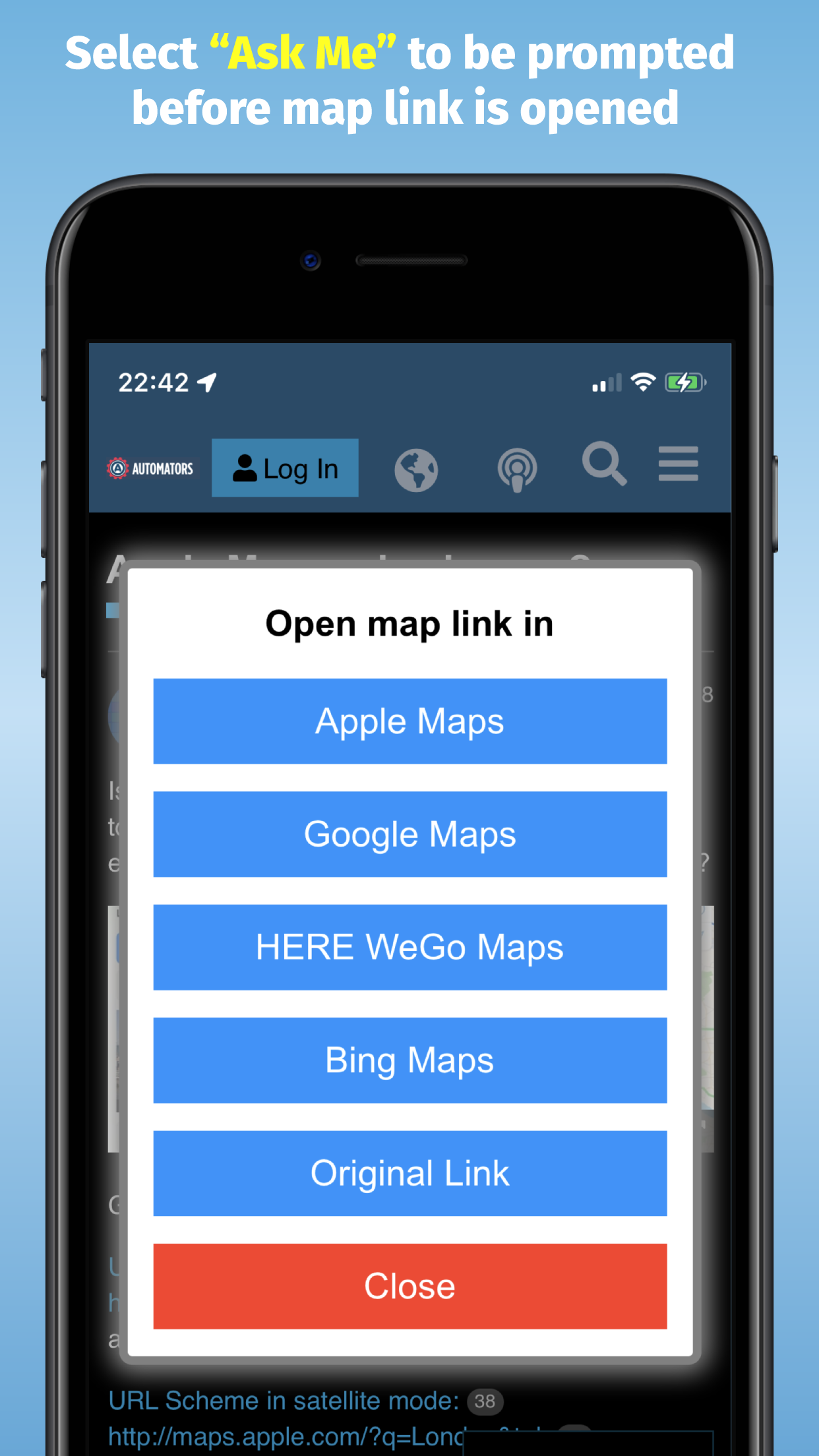 Map Redirect for Map Links gallery image
