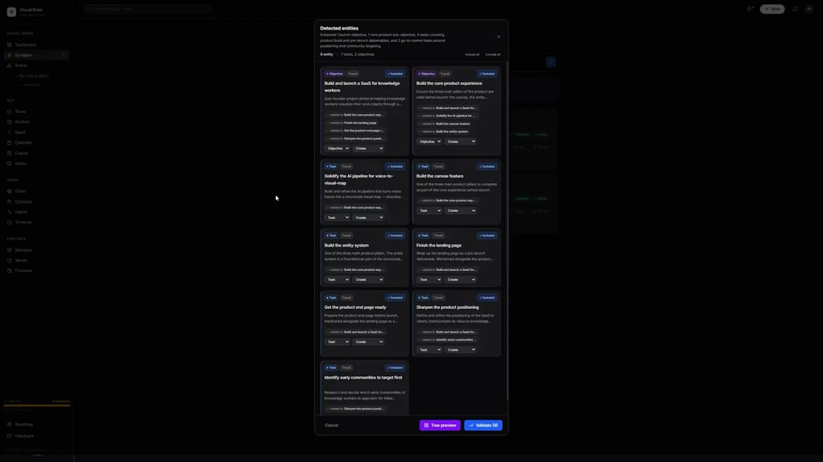 Visual Brain screenshot 1 (video preview)