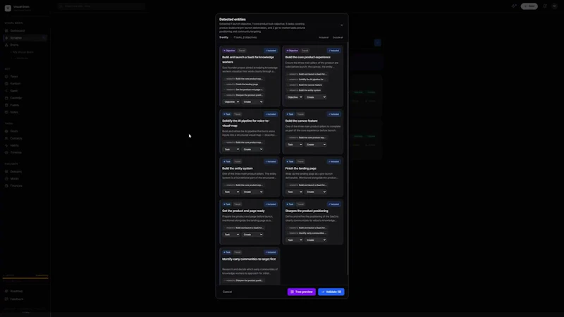 Visual Brain screenshot 1 (video preview)