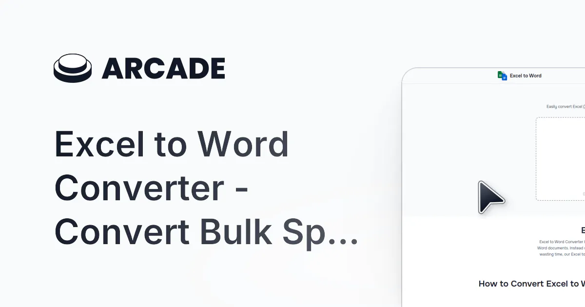 Excel to Word Converter gallery image