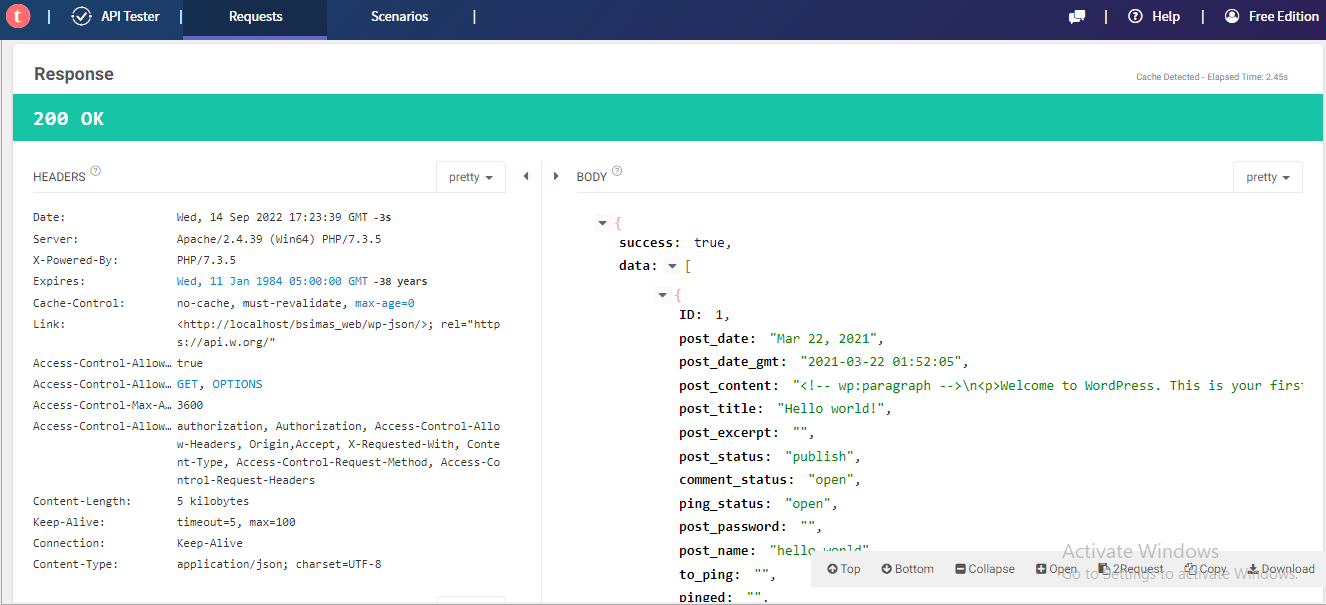Media Posts API WP 6