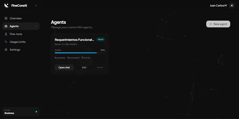 FineCoreAI screenshot 2