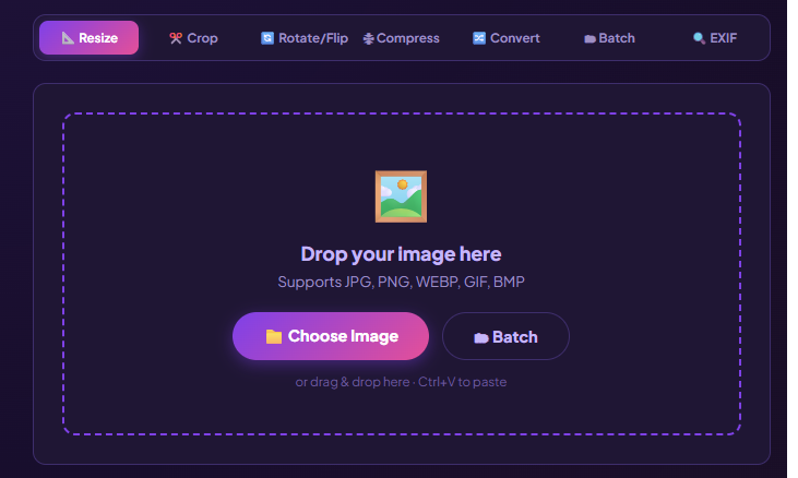 Free Online Image Resizer gallery image