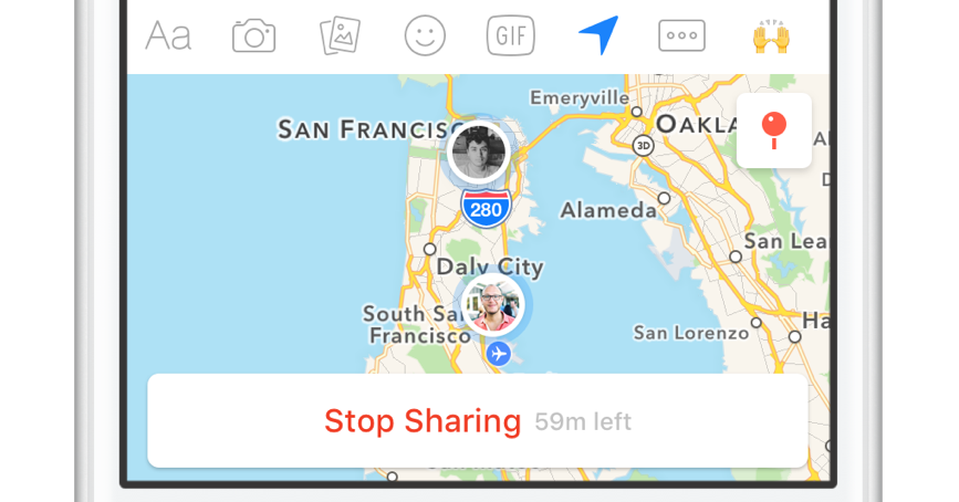 Live Location in Messenger gallery image