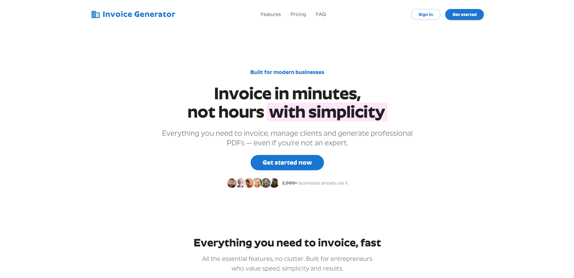 Invoice Generator gallery image