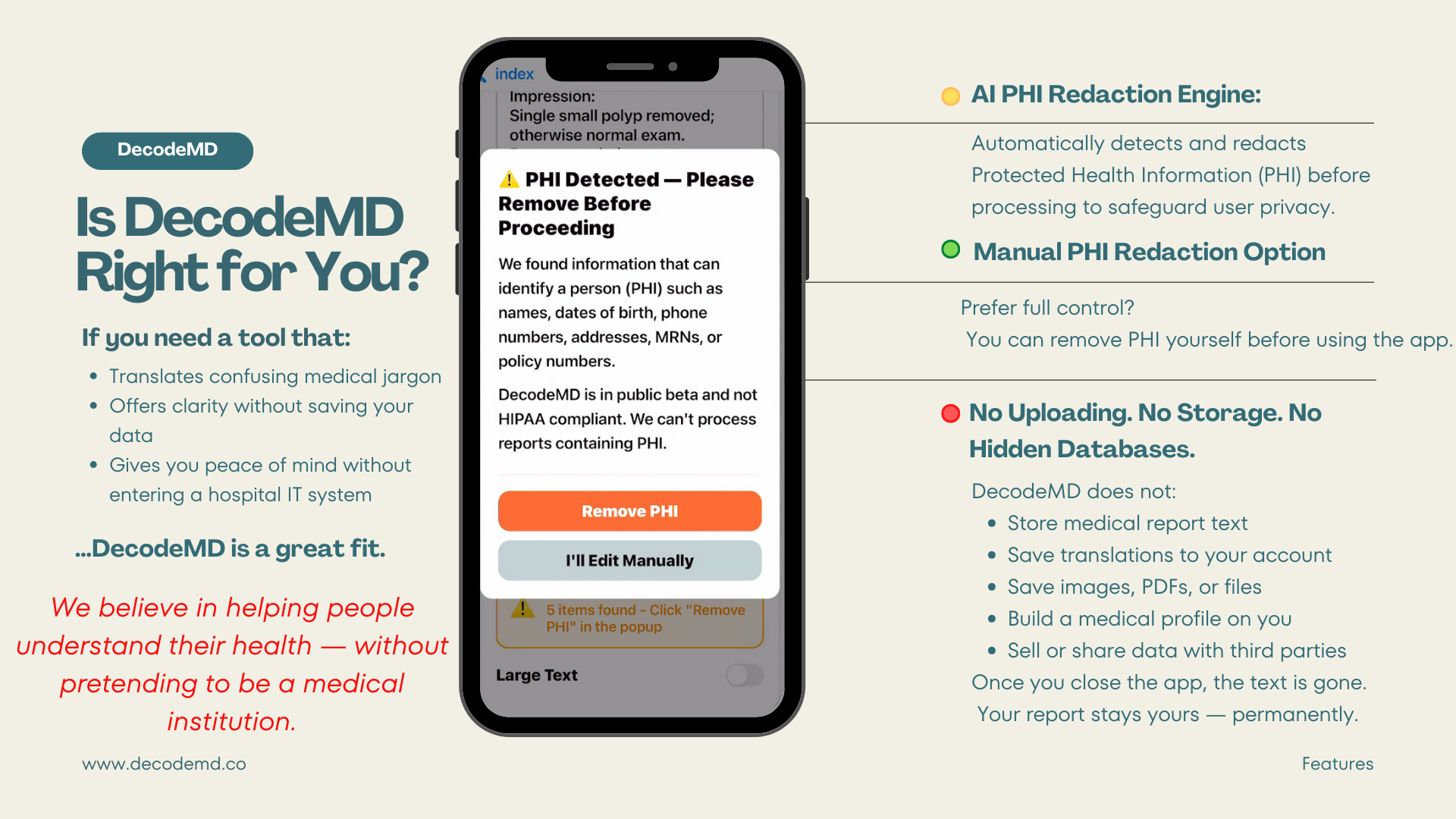 DecodeMD: Medical Report Translator gallery image