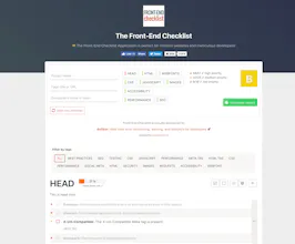 Front-End Checklist gallery image