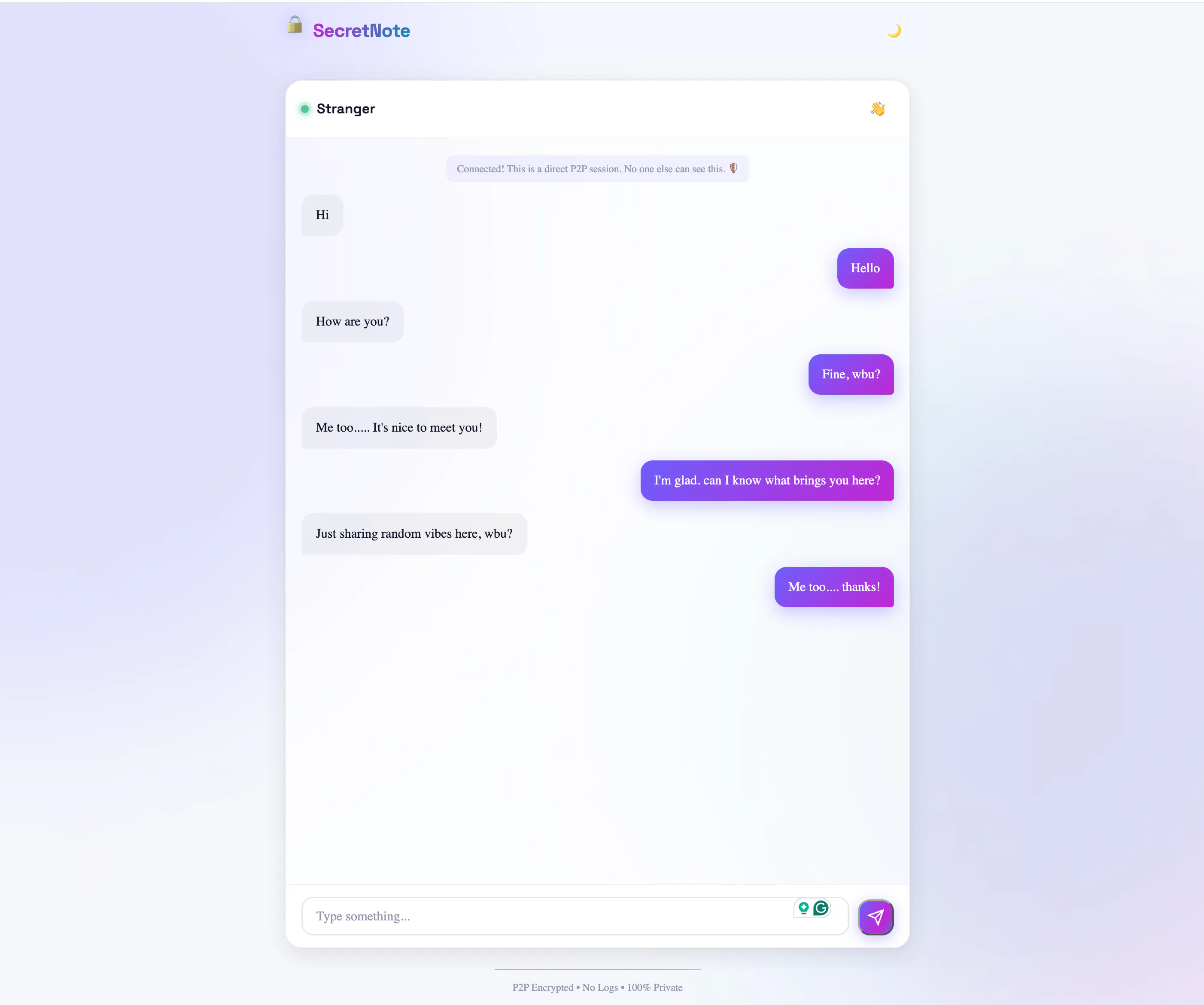 SecretNote — P2P Chat gallery image
