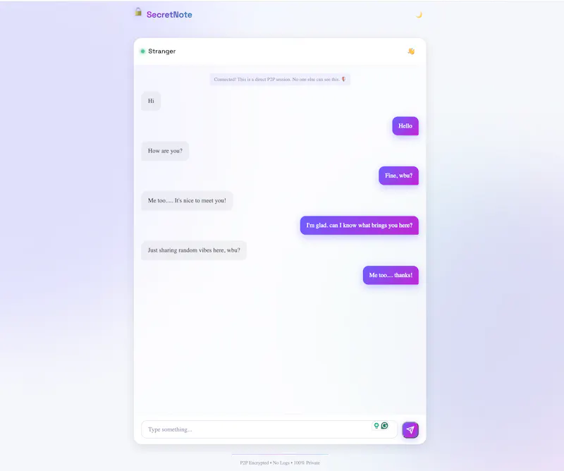 SecretNote — P2P Chat screenshot 3