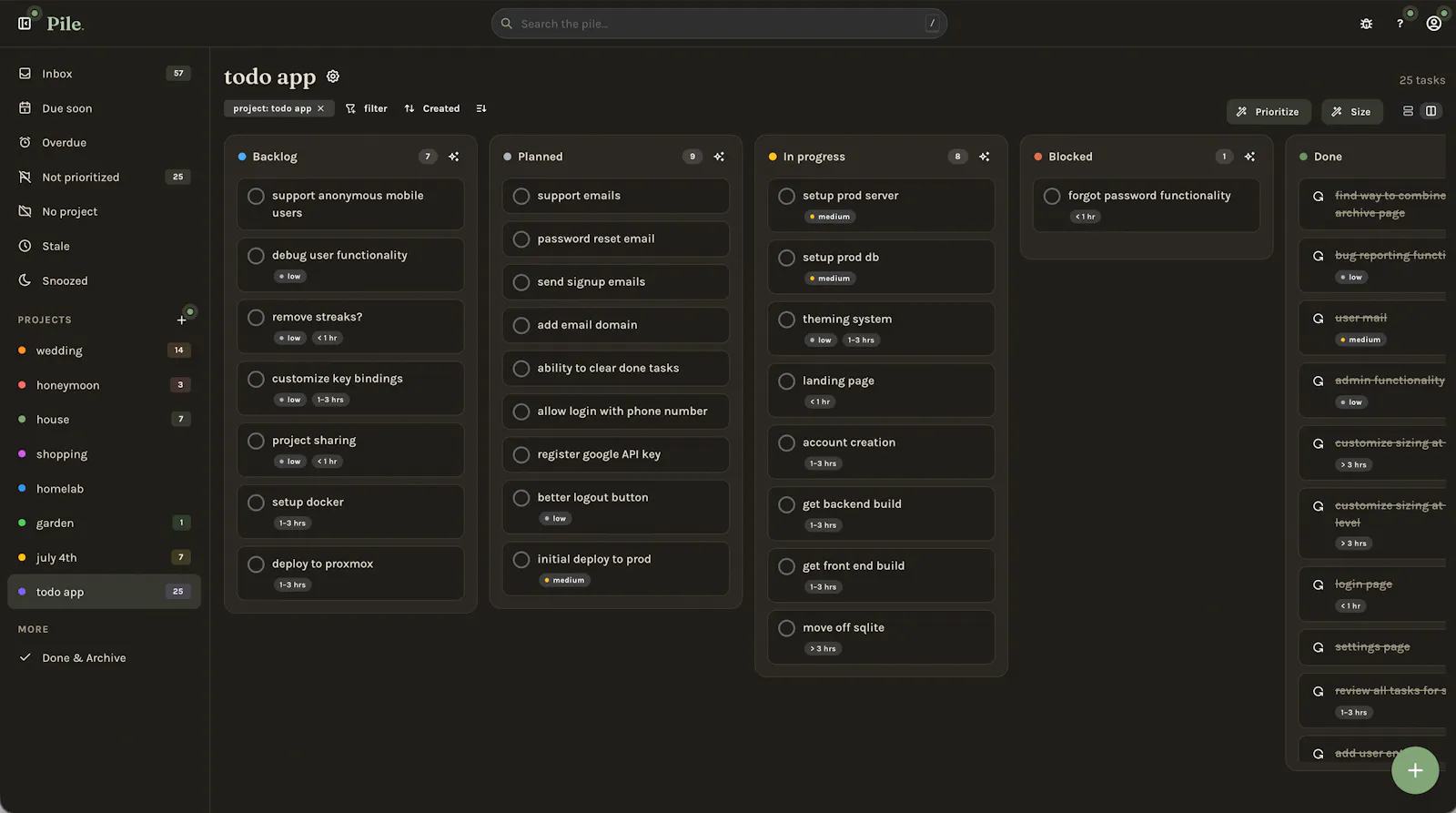 Pile screenshot 1