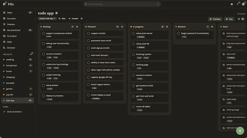 Pile screenshot 1