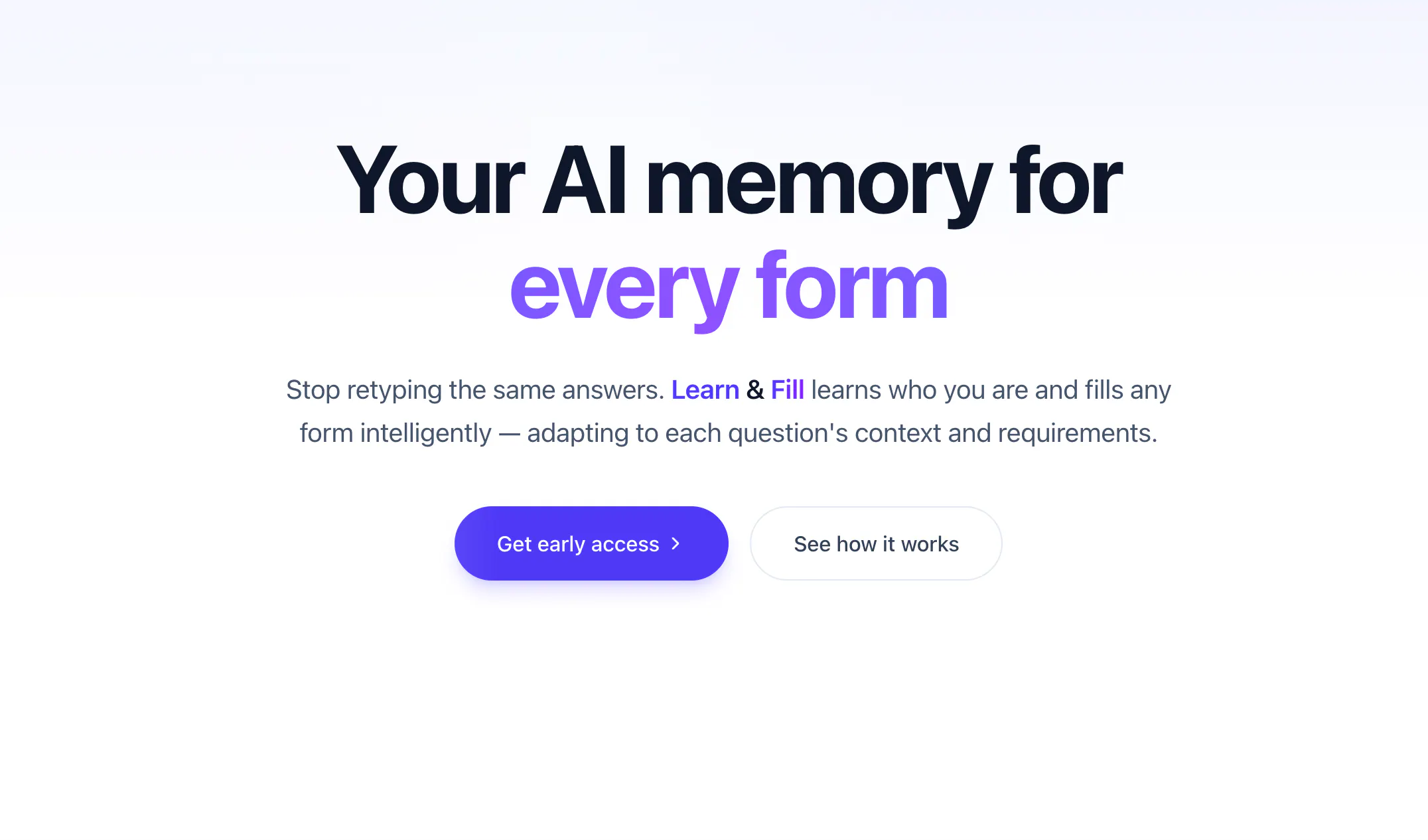 Learn & Fill 项目横幅