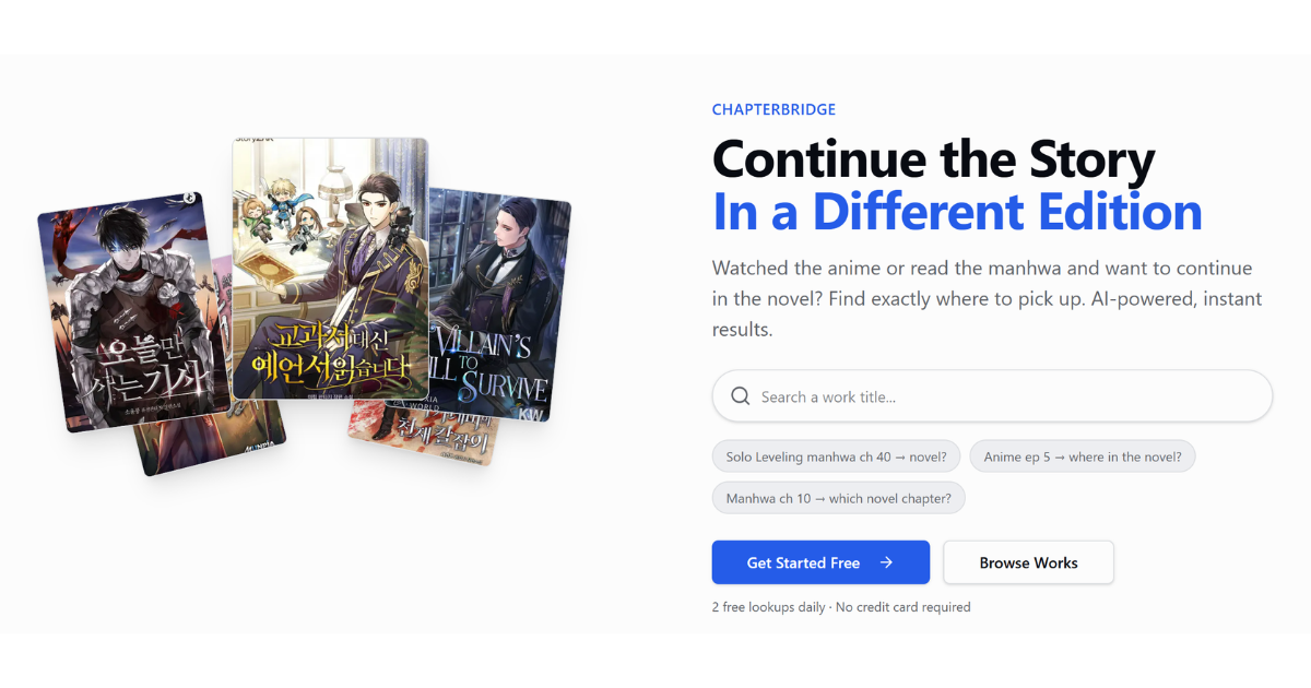 ChapterBridge gallery image