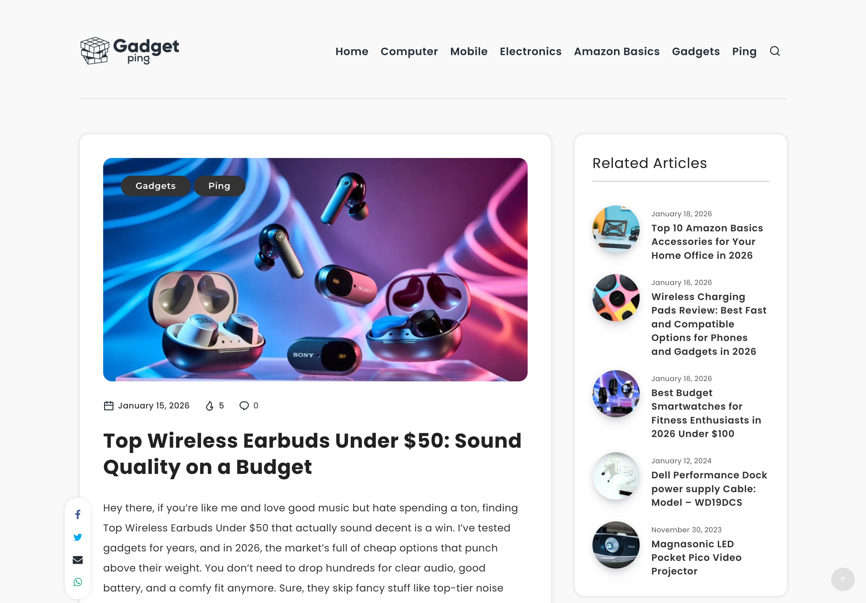 GadgetPing - Screenshot 3 showing product features and functionality