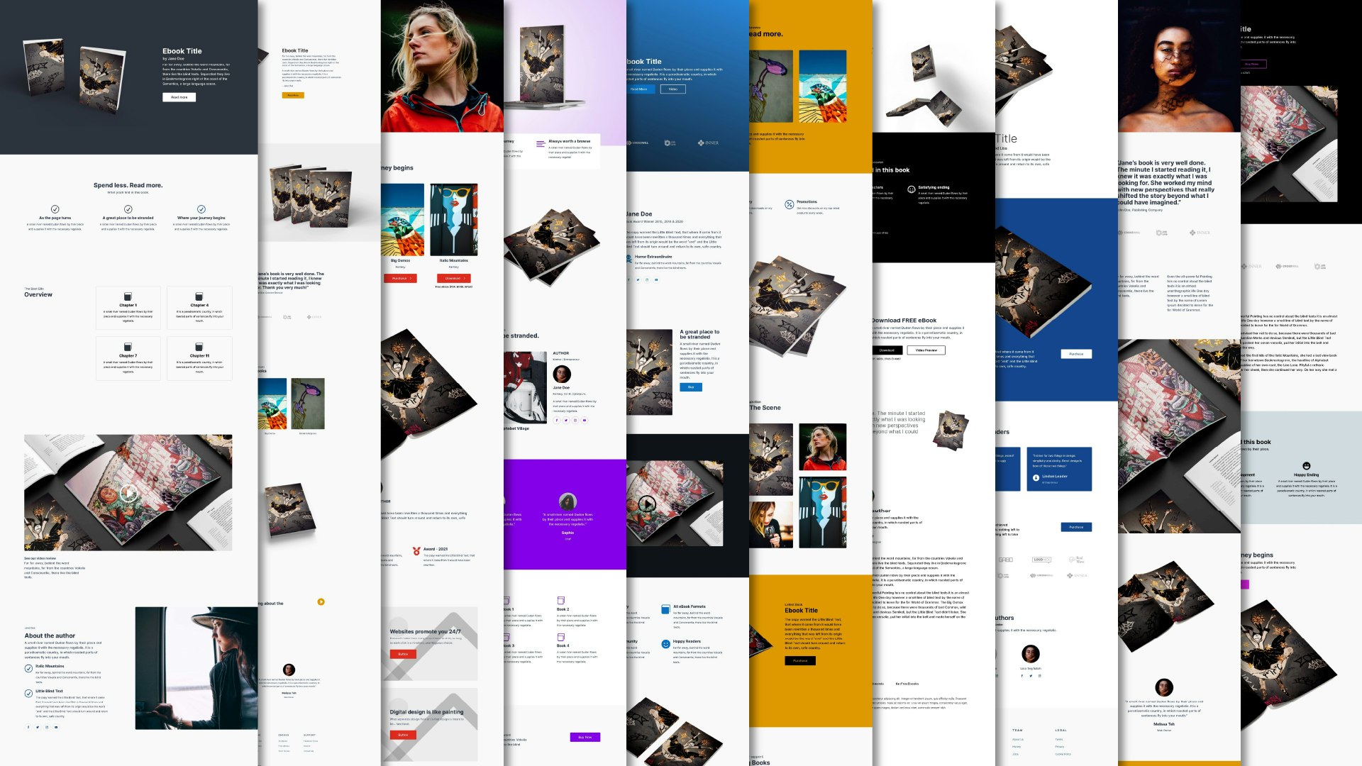 Free Awesome DIVI Layouts and Designs gallery image