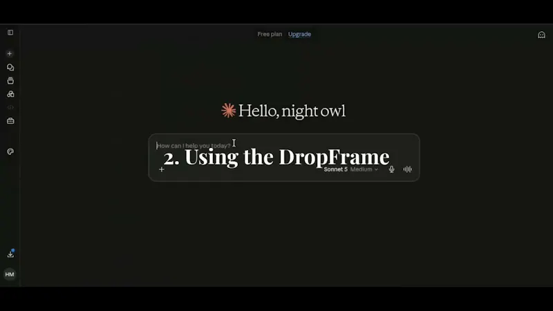 Dropframe screenshot 1 (video preview)