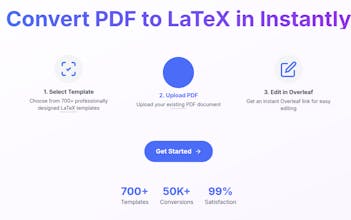 PDF to LaTeX Converter gallery image