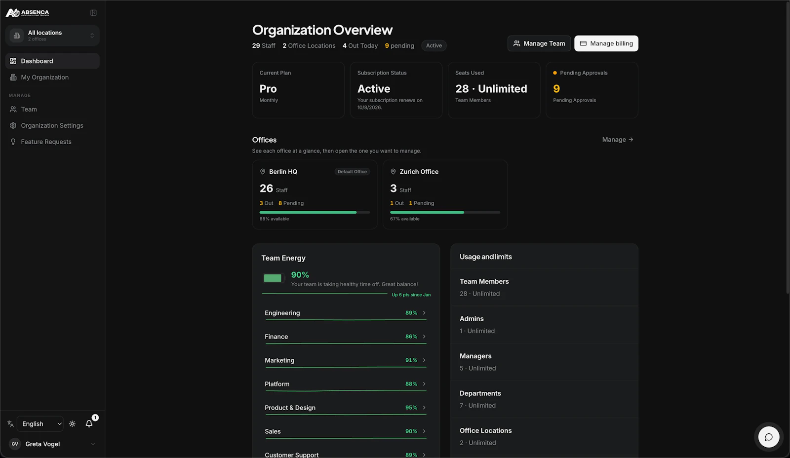 Absenca screenshot 3