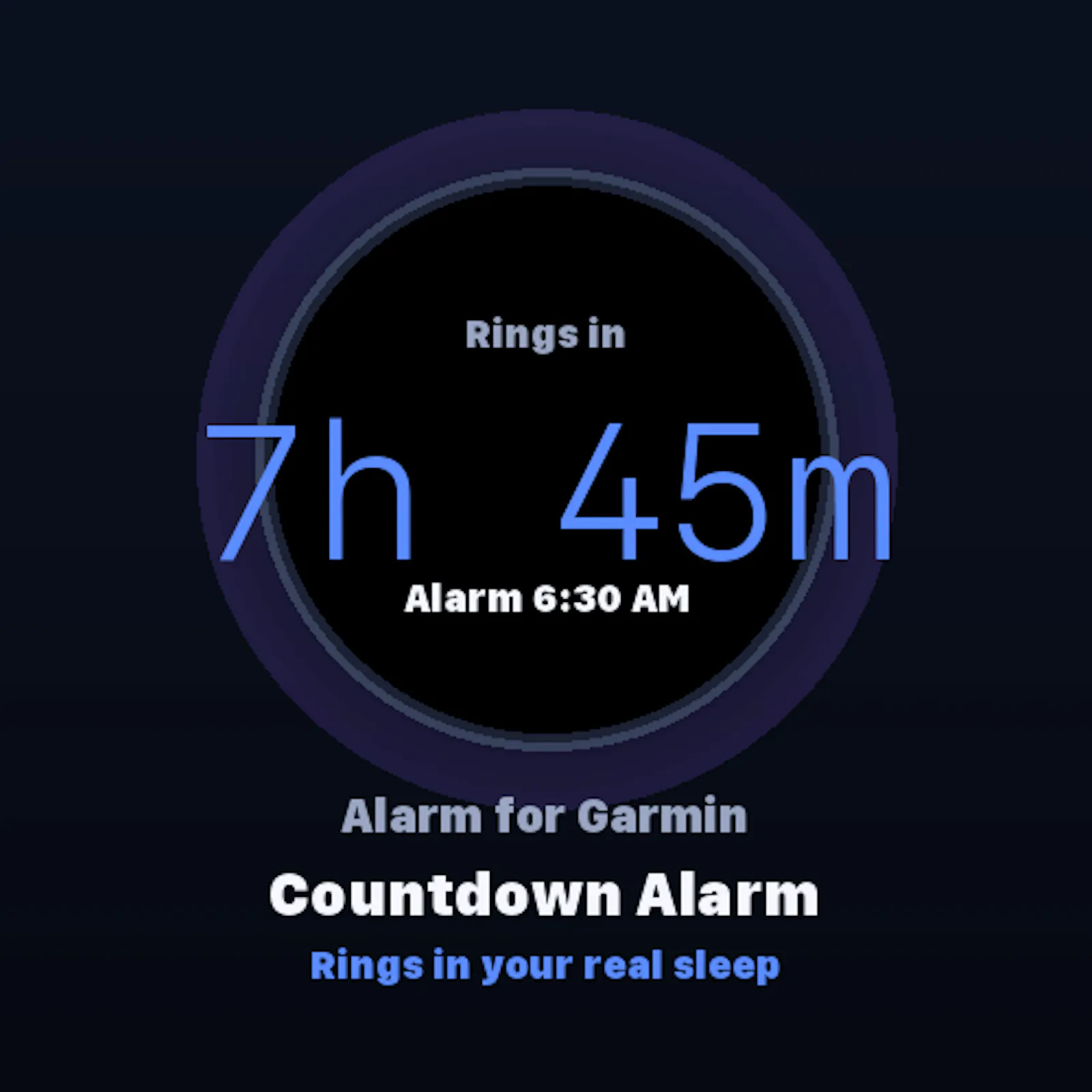 Alarm for Garmin screenshot 1