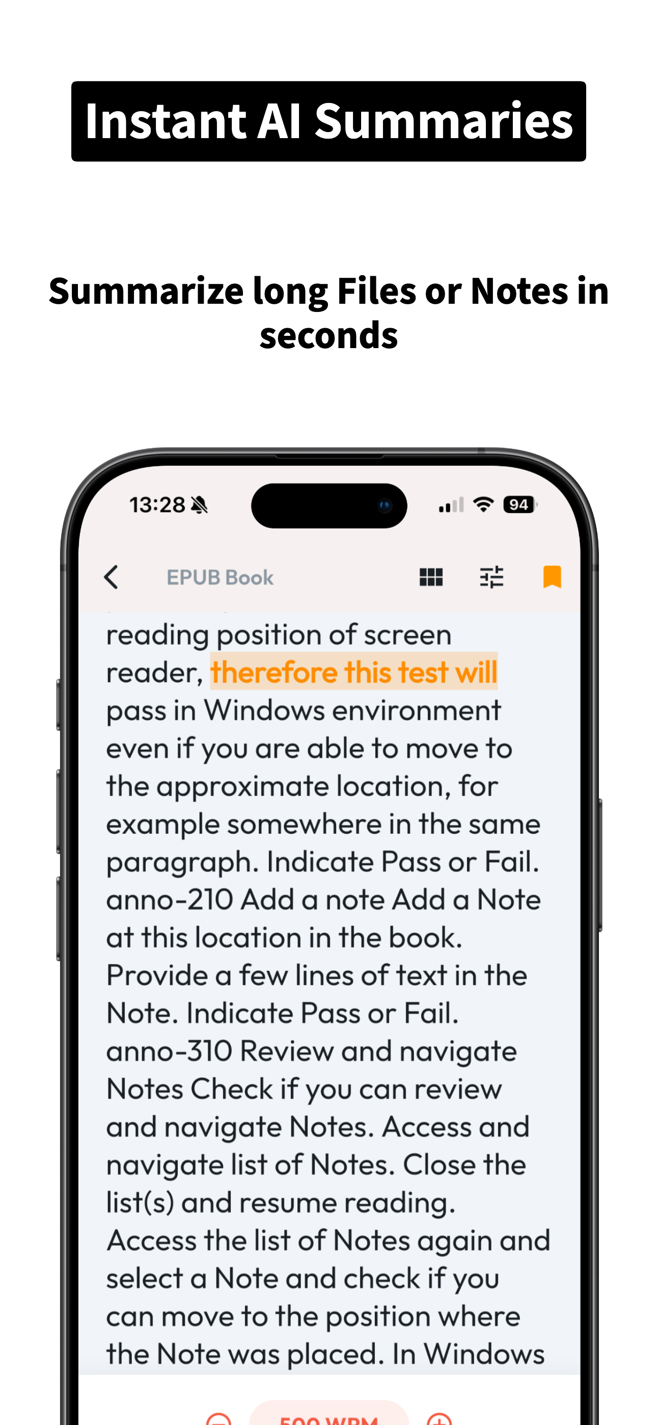 ZipWeasel - Spritz Speed Reader - Screenshot 4 showing product features and functionality