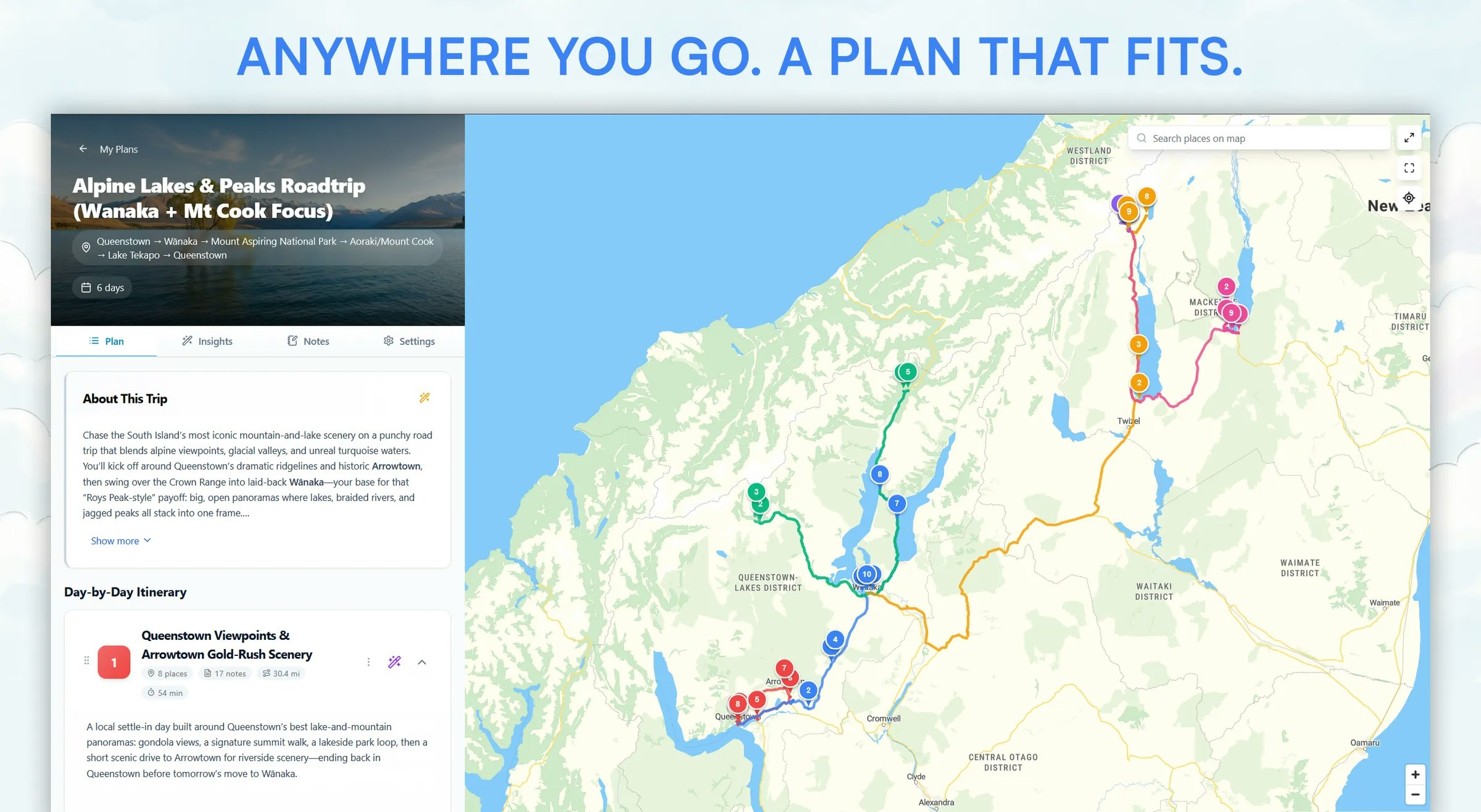 Itinova - Screenshot 3 showing product features and functionality