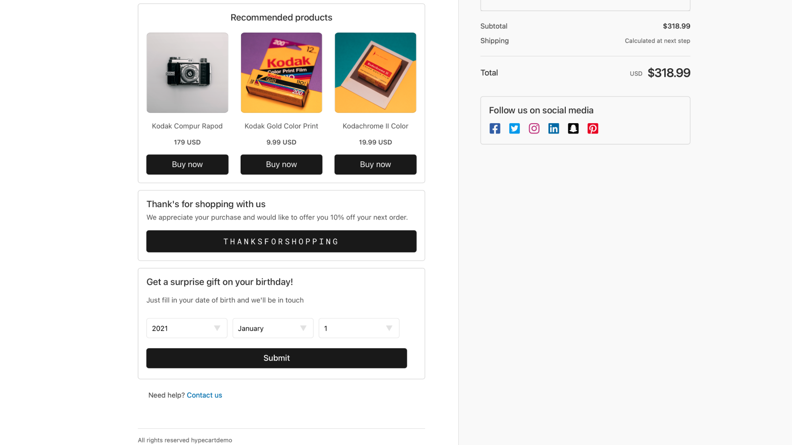 HypeCart for Shopify gallery image