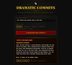 DRAMATIC COMMITS gallery image