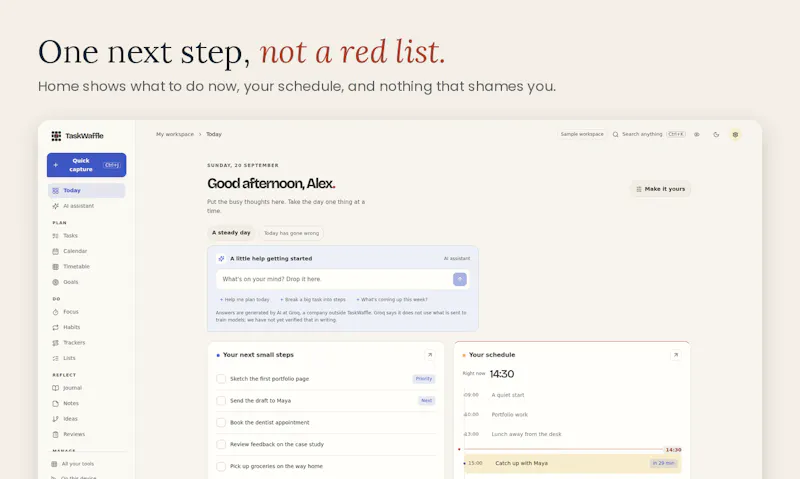 TaskWaffle screenshot 3