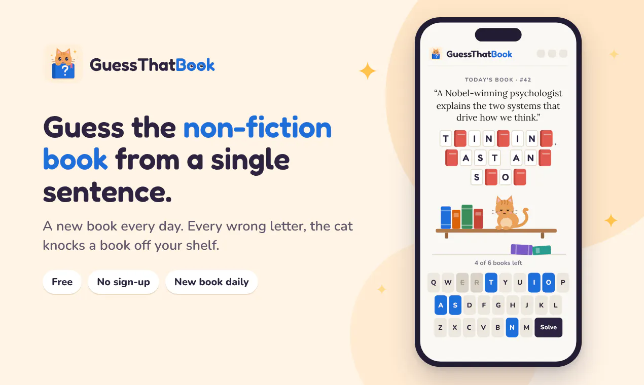 GuessThatBook: For non-fiction readers gallery image
