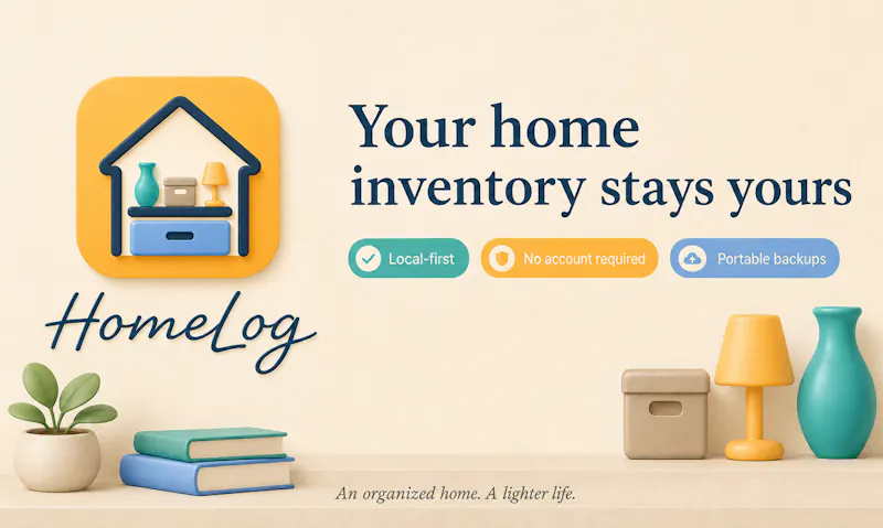 HomeLog screenshot 2