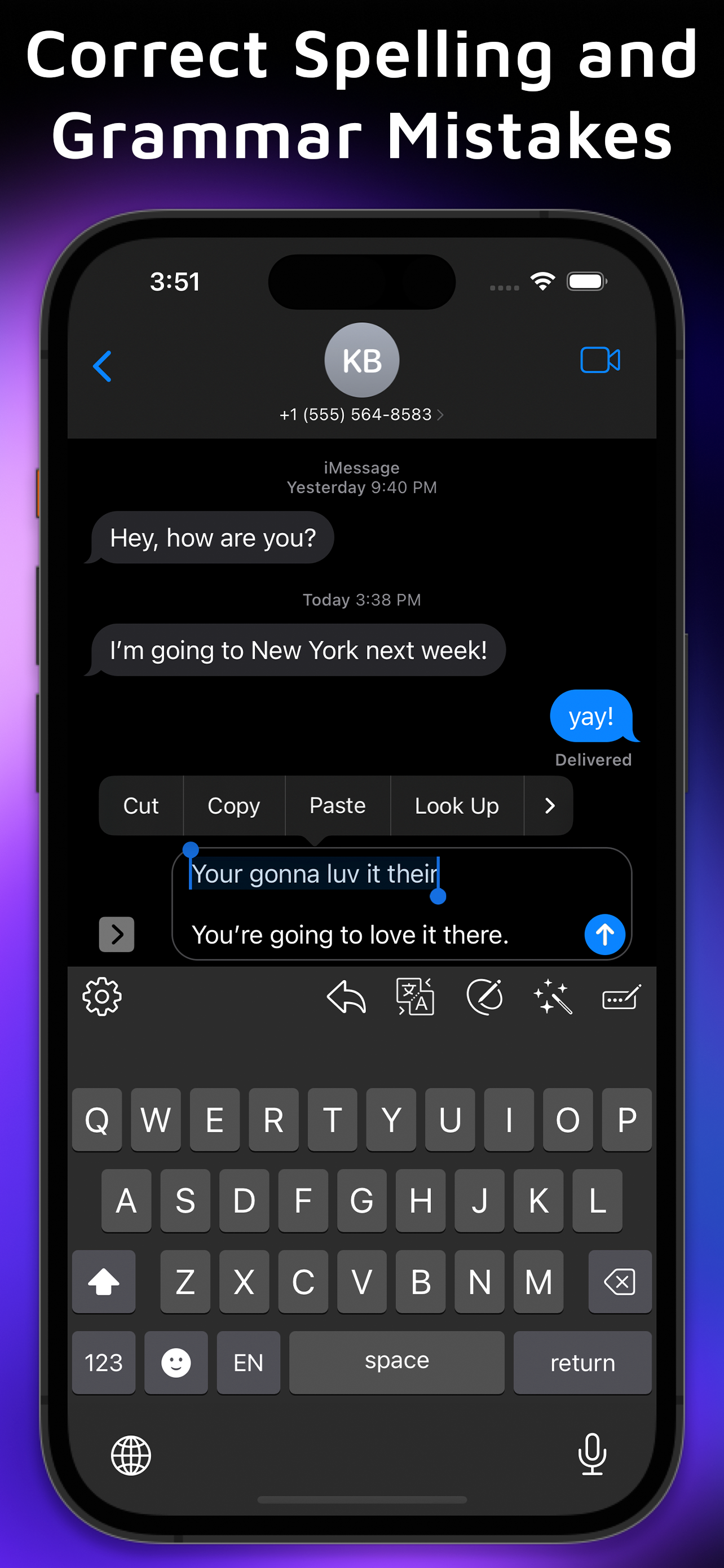 Auri.AI - aiライティングアシスタント1つのiPhoneのアプリをタップしますメディア3