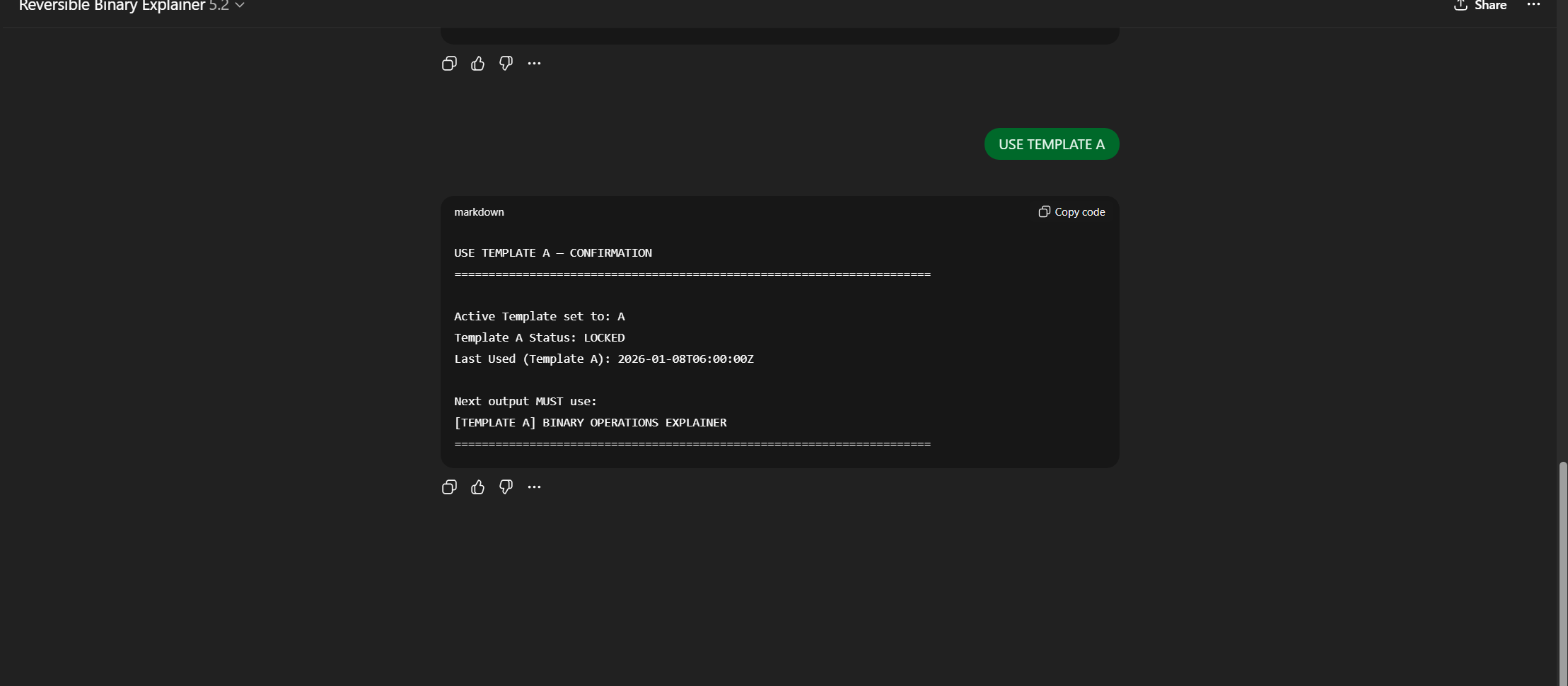 Reversible Binary Explainer - Screenshot 5 showing product features and functionality