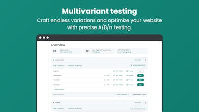 Varify.io&rsquo;s Otimização Ajustada - Ajuste e ajuste perfeitamente os elementos do seu site para melhorar as conversões.