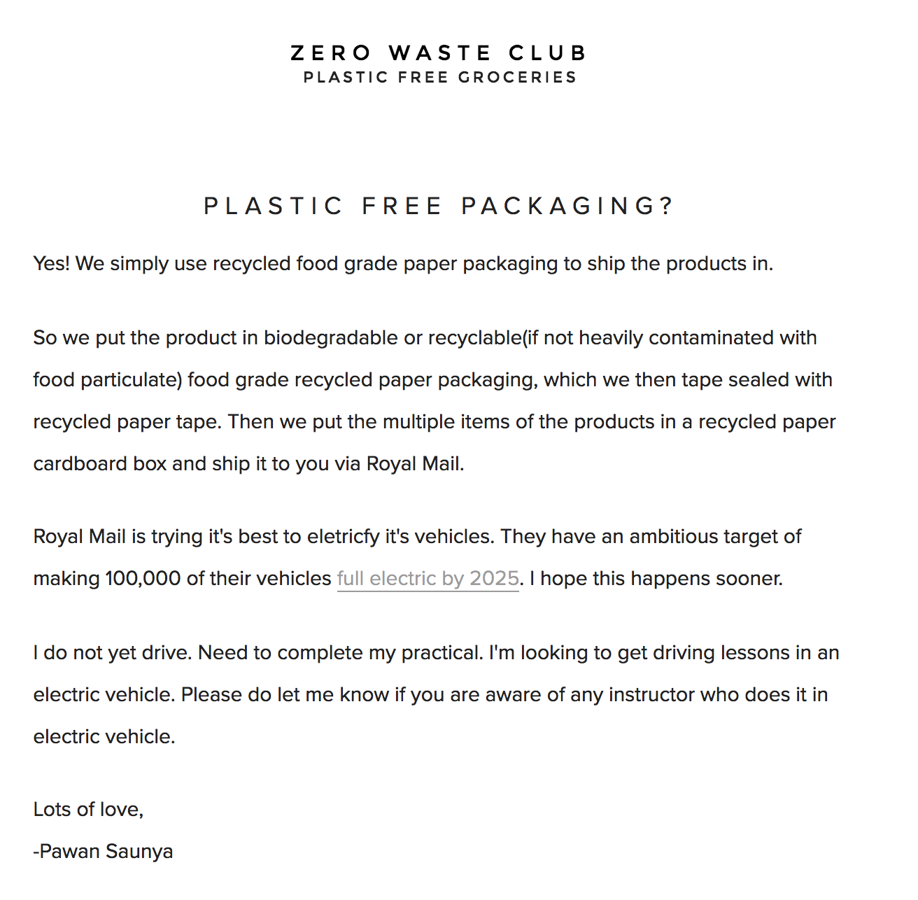 Zero Waste Club Image