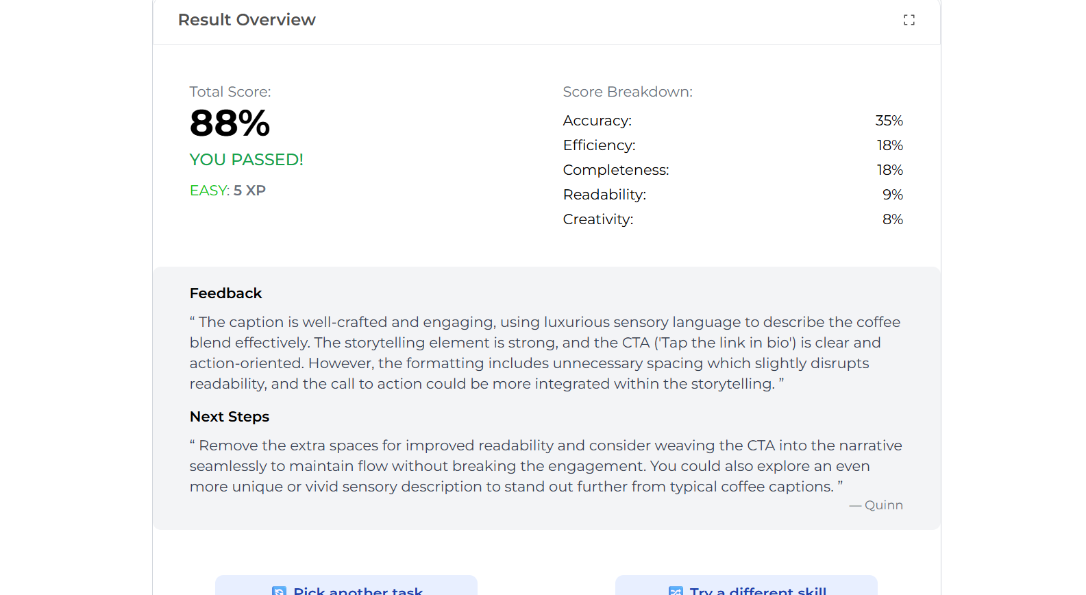 RapidSolve by Talenvo - Prove your skills with real tasks & instant AI feedback media 3