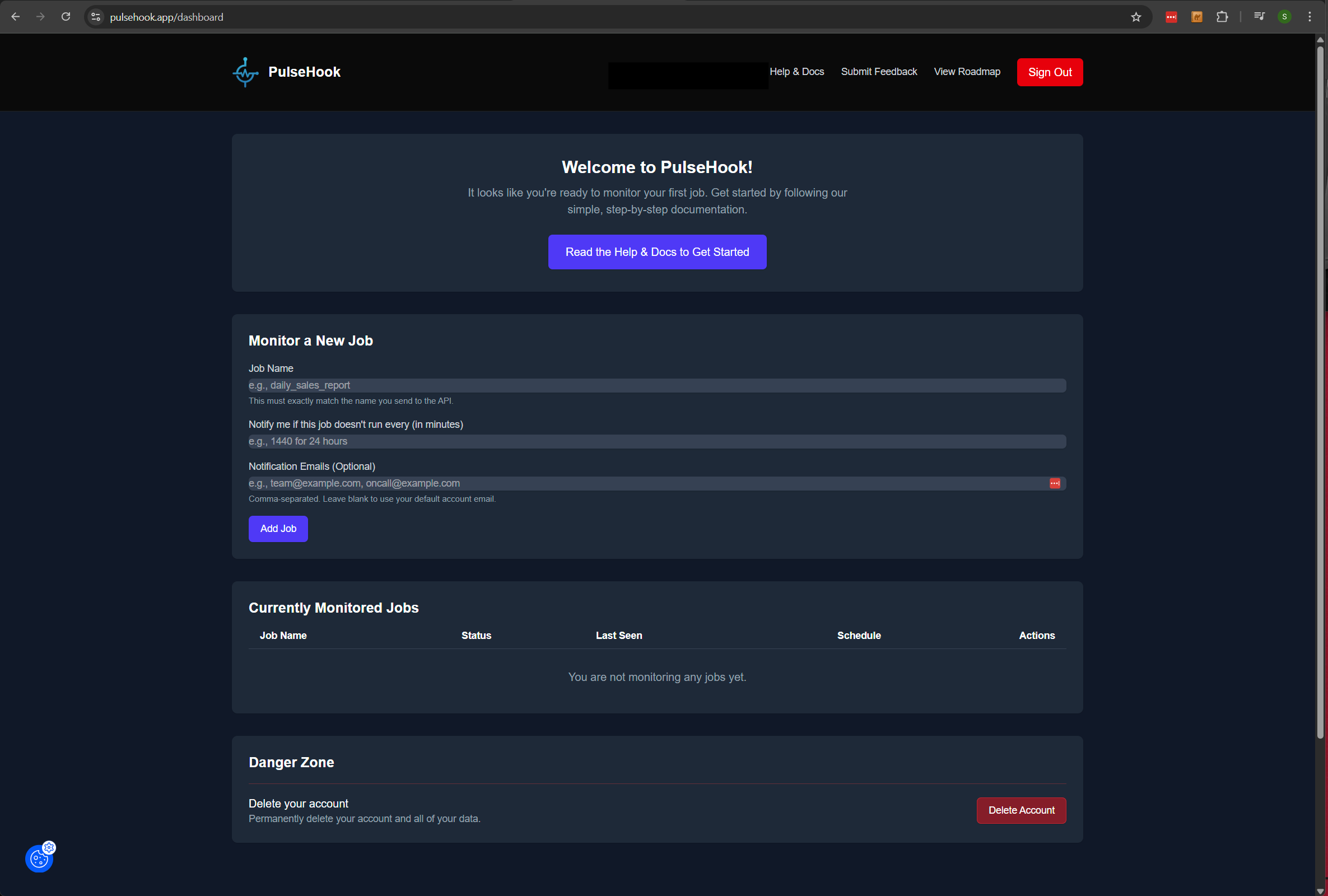 Pulsehook - Легкий инструмент мониторинга и предупреждения о вакансиях и сценариях медиа 2