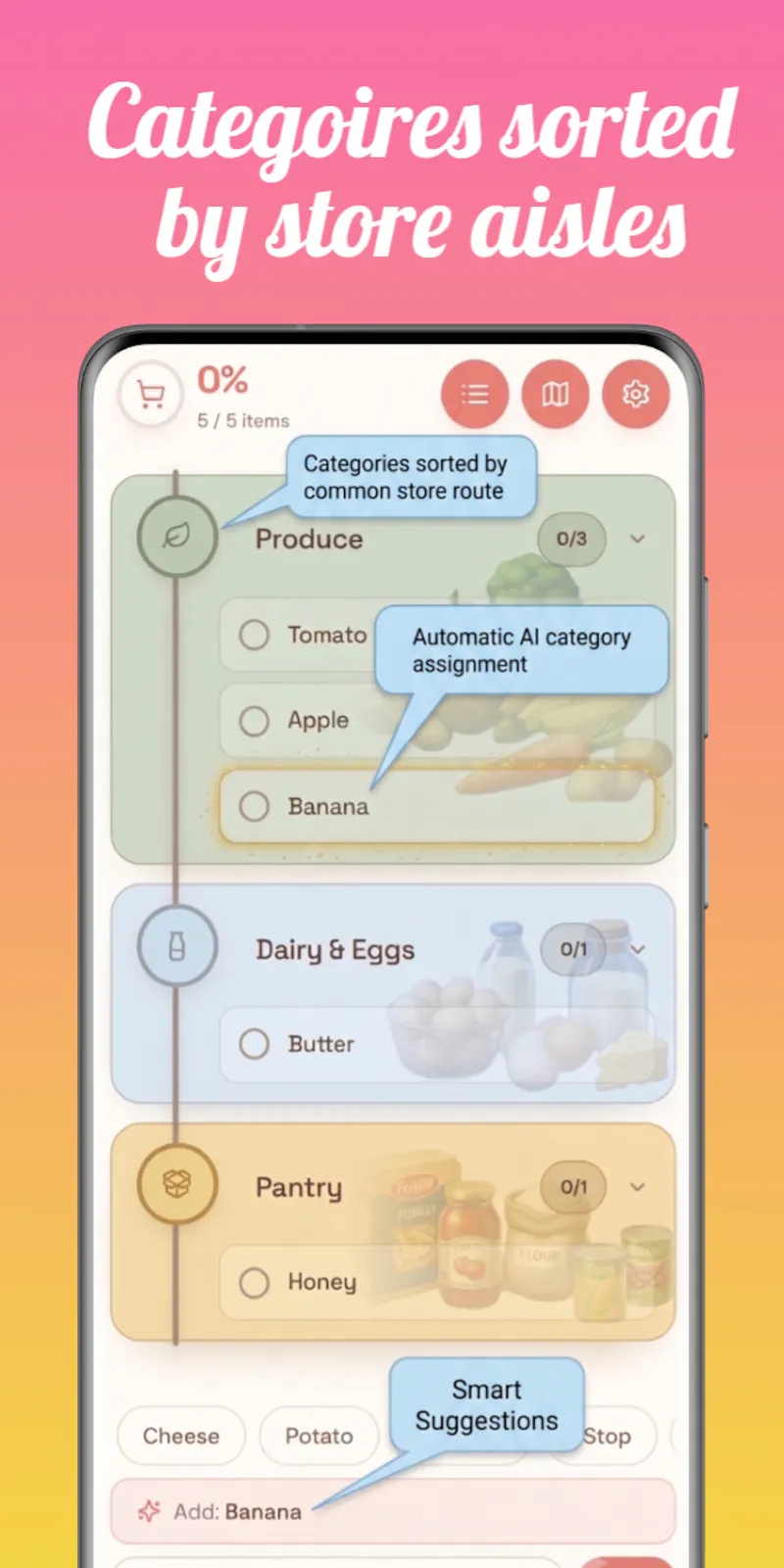 Shop Route: Smart Grocery List screenshot 5