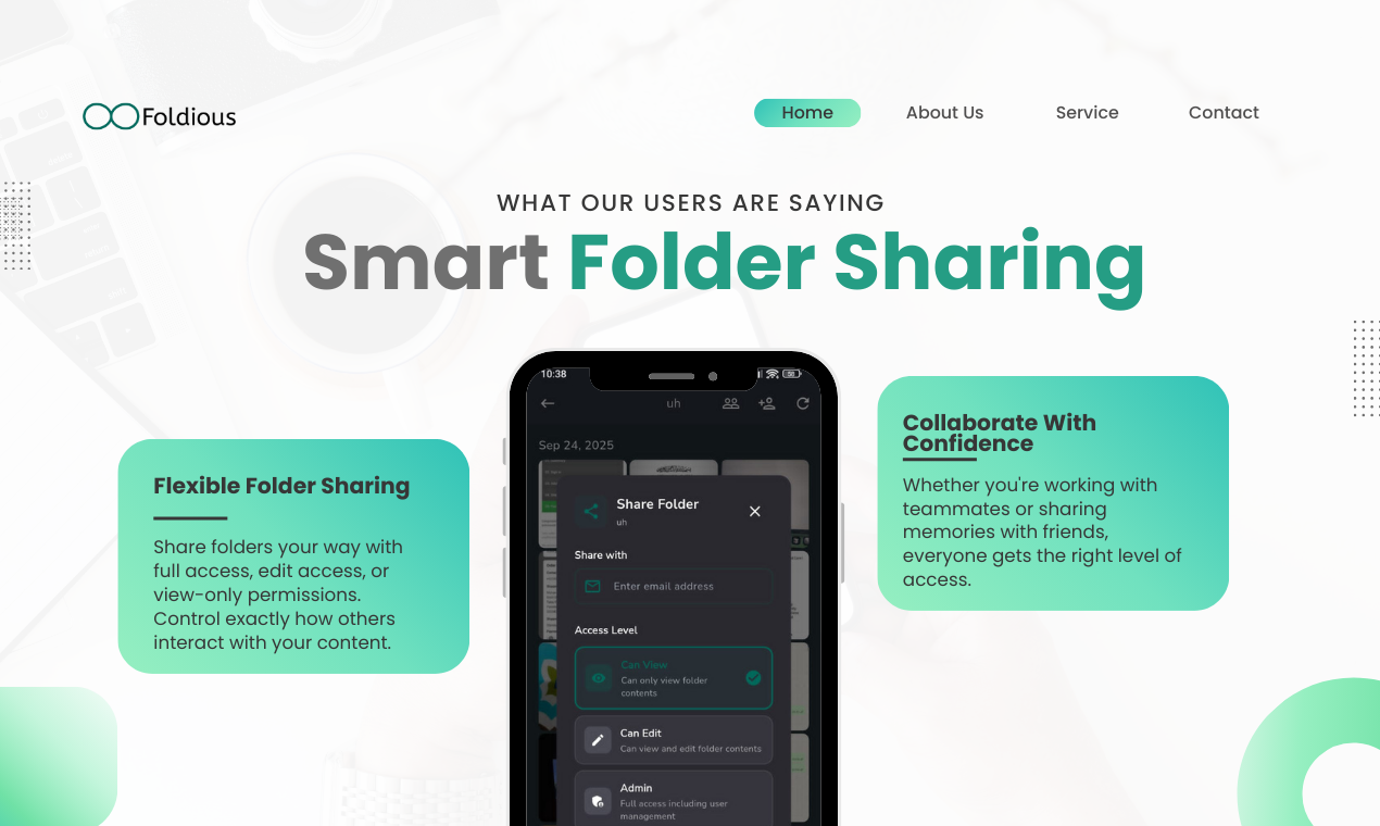 Foldious - Screenshot 5 showing product features and functionality
