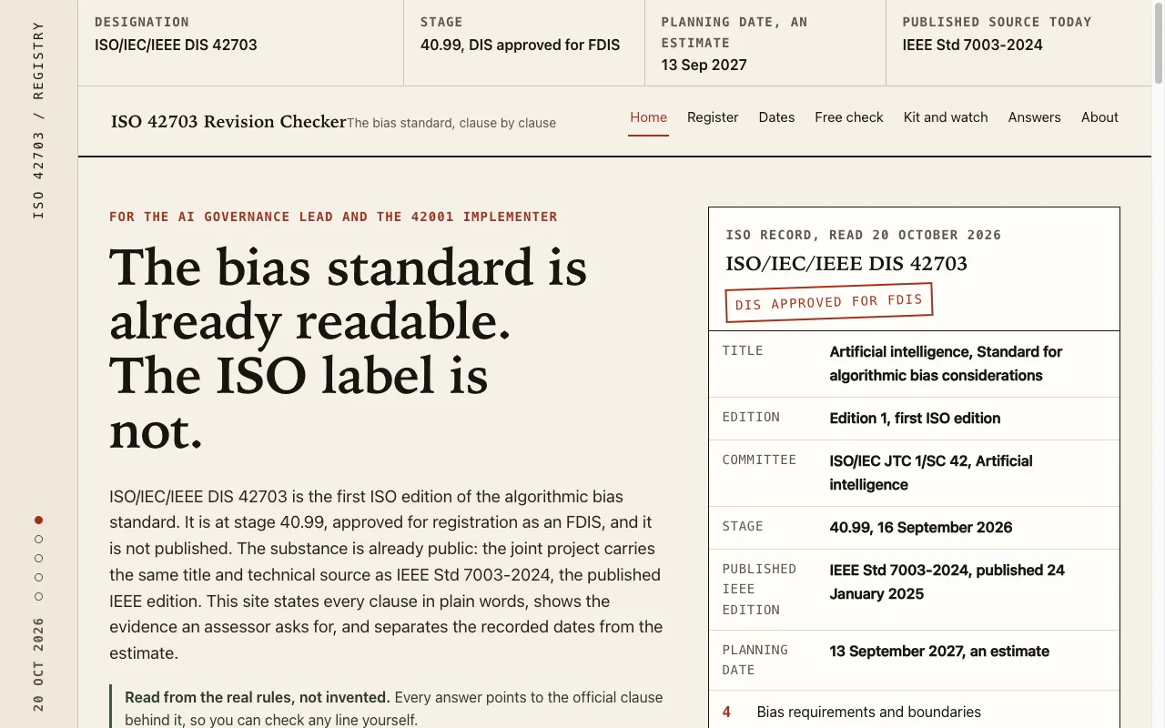 ISO 42703 Revision Checker gallery image