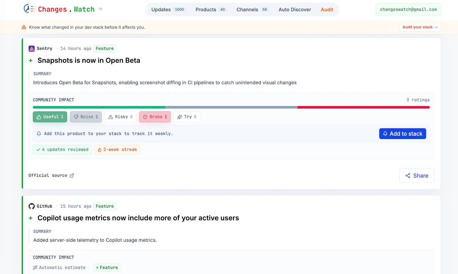 Changes.Watch screenshot 10