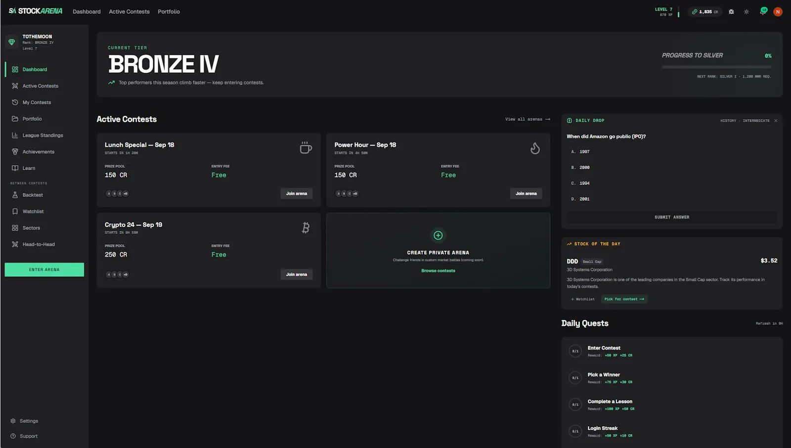 StockArena screenshot 2