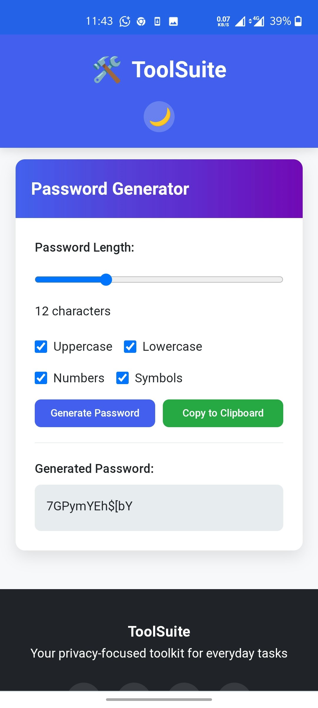 Herramientasuitex - Imagen de herramientas en línea gratuita para PDF, convertidor de texto, fabricante de contraseñas media 2