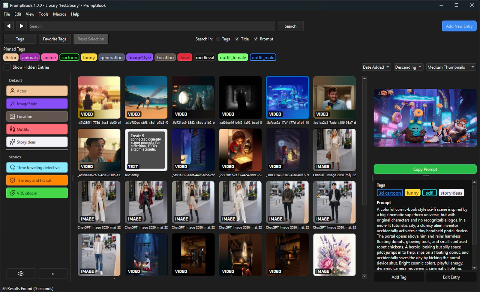 PromptBook screenshot 1