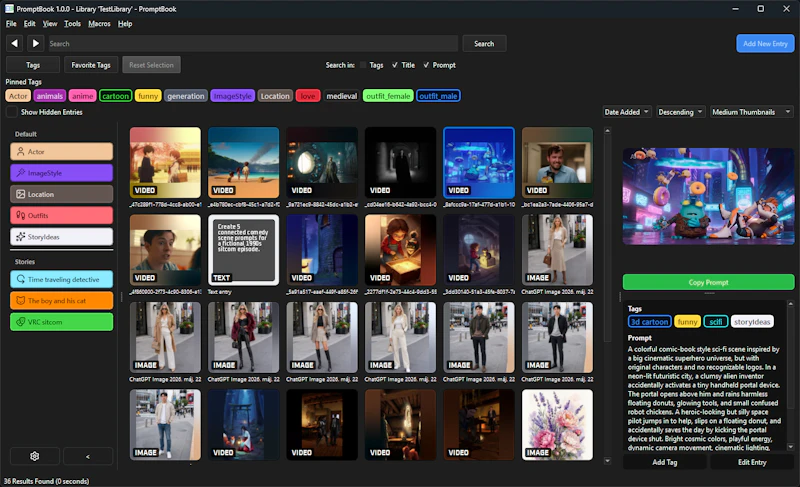 PromptBook screenshot 1