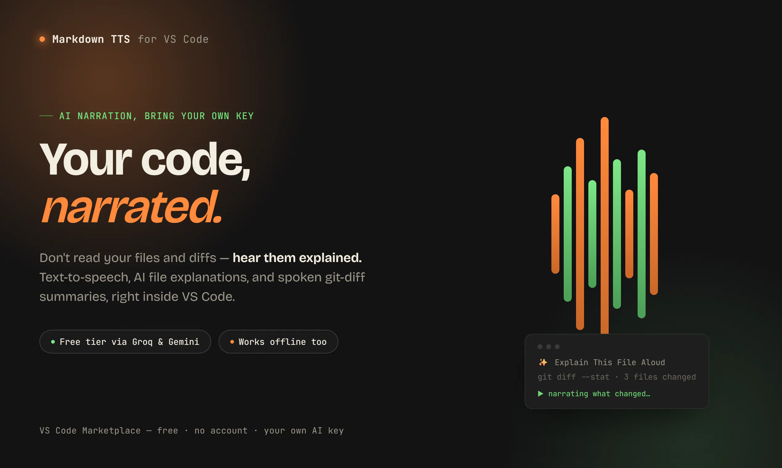 Markdown TTS: Read Aloud & AI Narration gallery image